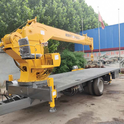 啟翔四驅(qū)平板隨車吊-拖拉機(jī)帶吊 多功能清障車的理想選擇